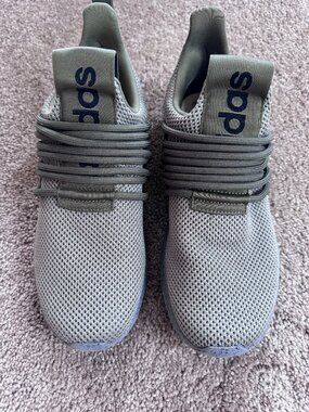Adidas Lite Racer Adapt 4.0 Cloudfoam Slip-On Sneaker Men's 8 Olive Green | GW81